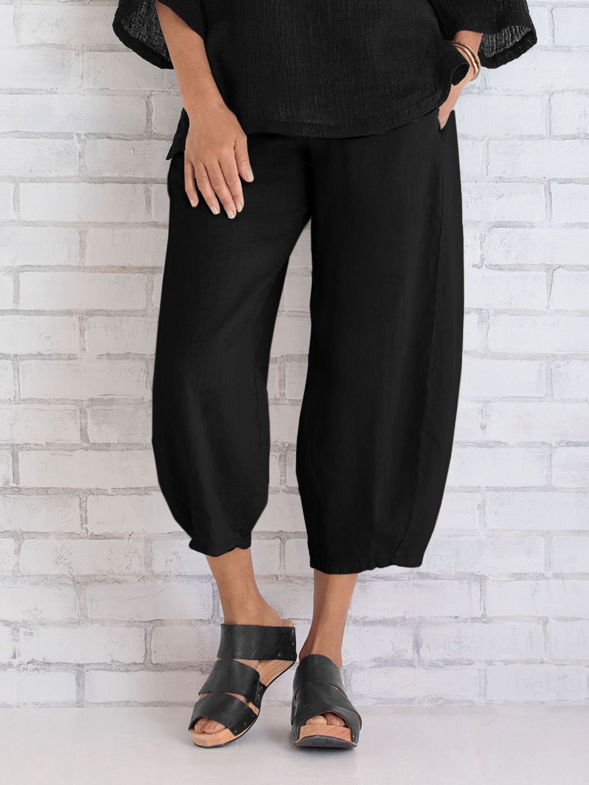 Women's Casual Loose Cotton Pants