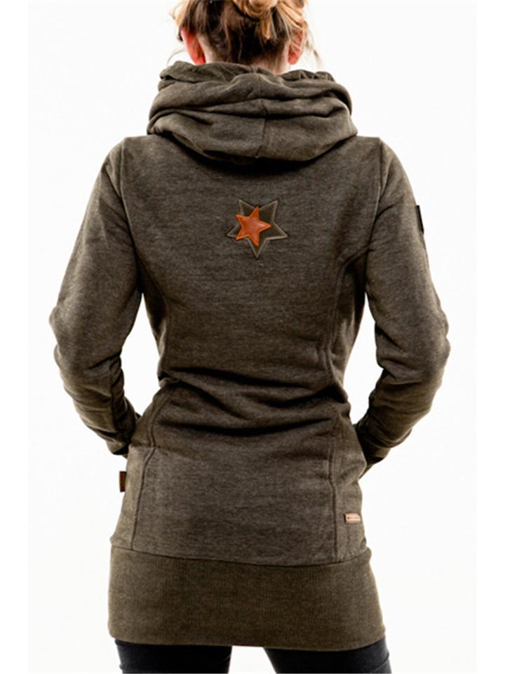 Slim Fit Front Pocket Drawstring Hooded Pullover Sweatshirt