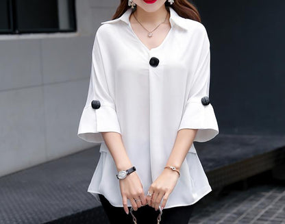 Sixsr New Women's t-shirts Overweight Plus Size Women Clothing Summer Style Chiffon Shirt Top Tee Woman Tees Tops Oversize Women's t-shirt