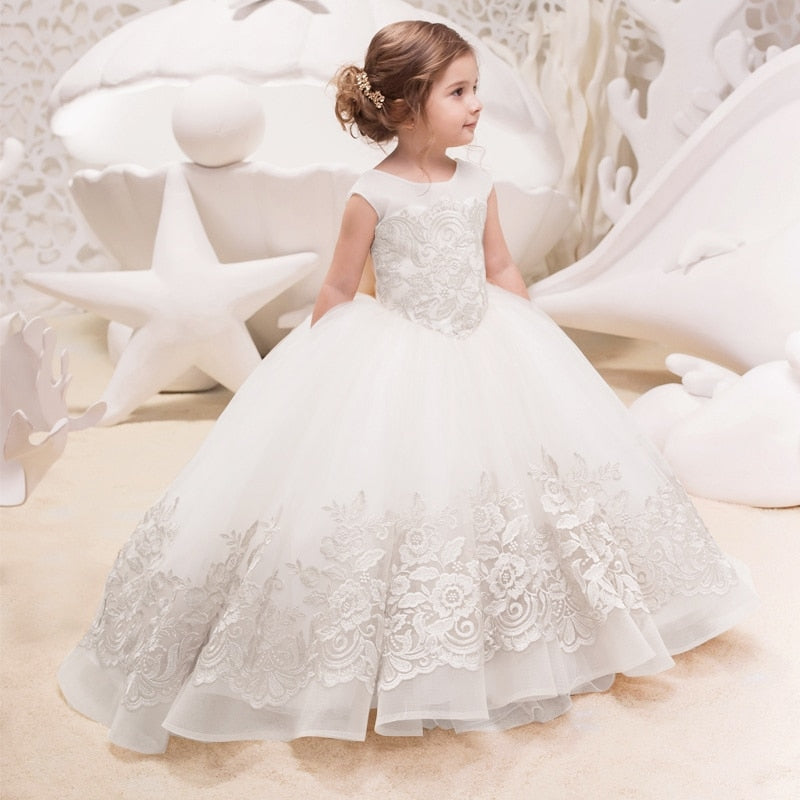 sixsr Teen Girls Dresses for Party Wedding Ball Gown Princess Bridesmaid Costume Dresses for Kids Clothes Girl Children's Dresses