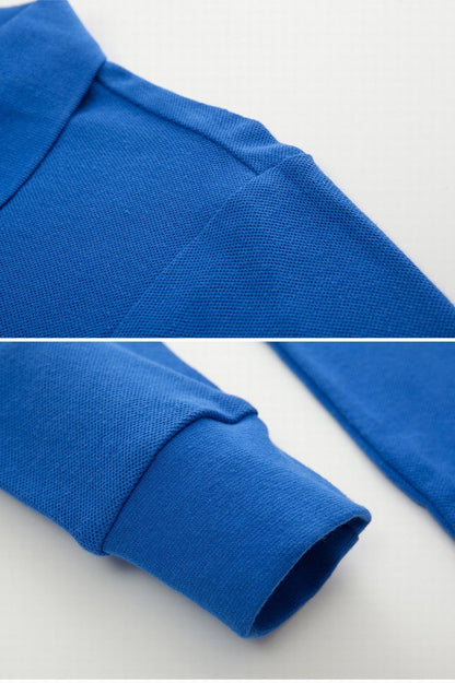 100% Cotton High Quality Men's Polo Brand Casual Long Sleeve Shirts Solid Color Polos Spring  Autumn Tops Size S-3XL;YA286