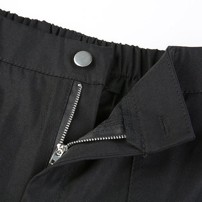 Sixsr Button Pockets Patchwork Cargo Pants Women Streetwear High Waist Trousers Women Fashion Pencil Pants Joggers Women