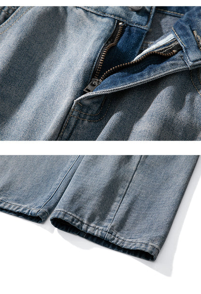Men's Fashion Loose Jeans Straight 2024 Autumn New Woman Casual Jeans Mans Streetwear Korean Black Hip Hop Jeans Trouser