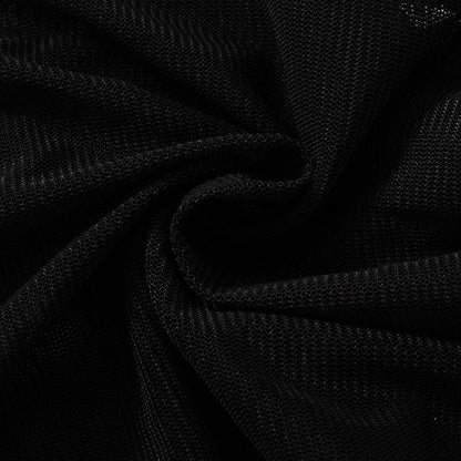 Sixsr New Sexy See-through Black High Waist Long Trousers Casual Sweatpants Women Autumn Elastic Pencil Pants Mesh Leggings
