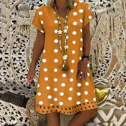 Sixsr new plus size s-5xl dress cotton linen women dresses casual loose lady linen dress summer women linen clothes