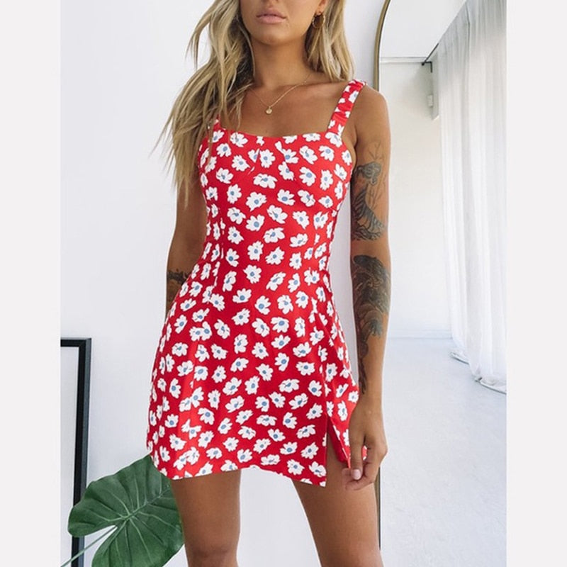 Floral Print Dress Slim Sexy Off The Shoulder Long Dress Irregular Female Streetwear New Dress Casual Autumn And Winter