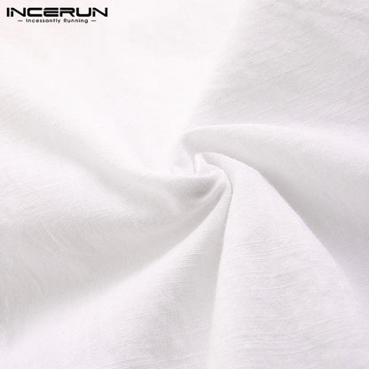 Men's Shirt Fashion Cotton Long Sleeve Hanging Dyed Gradient Button Chic High Street Men Casual Shirts Camisa S-5XL INCERUN