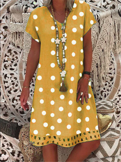 Sixsr new plus size s-5xl dress cotton linen women dresses casual loose lady linen dress summer women linen clothes