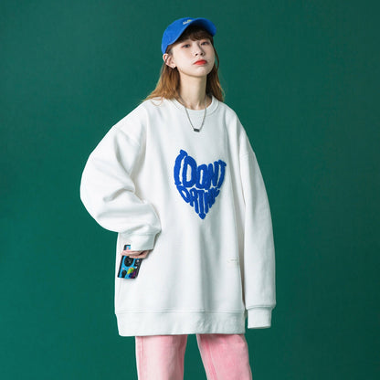 Sixsr Women Letter Designer Love Y2k Hoodies Female Harajuku Korean Fashion Sweatshirts Girl Vintage Streetwear Hoodie