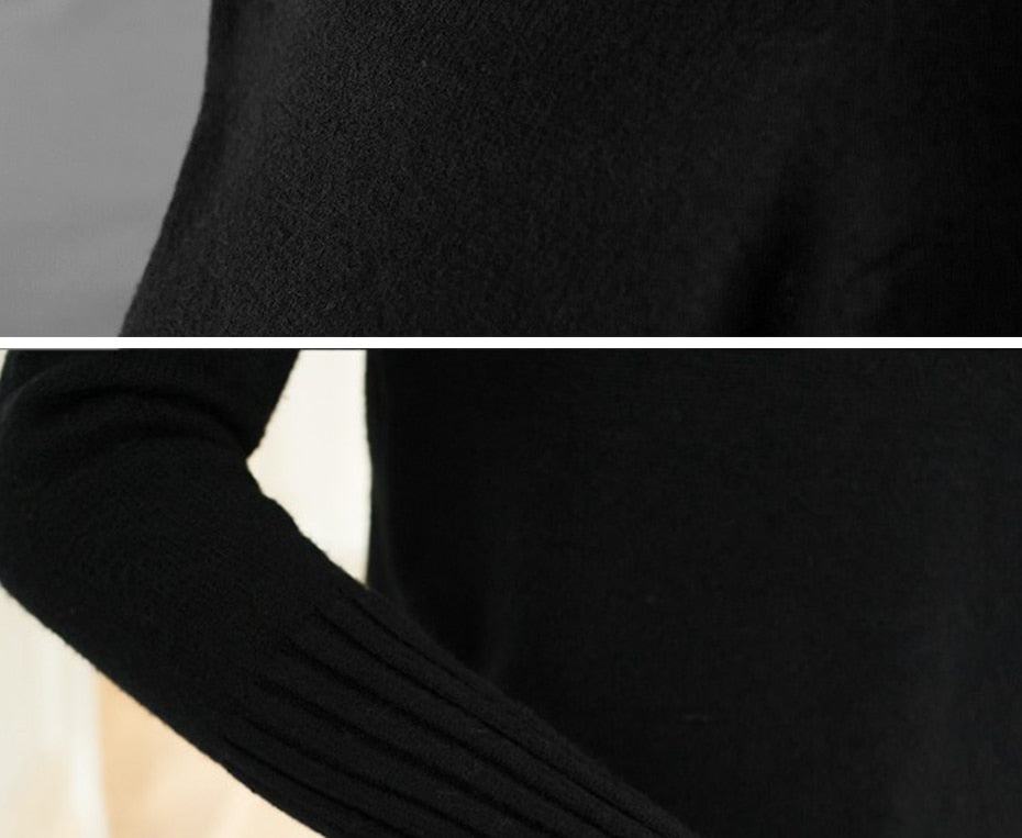 Women's Sweater Turtleneck Trending Sweater New Fashion Top Autumn and Winter Korean Pullover Women's Pullover Knitwear