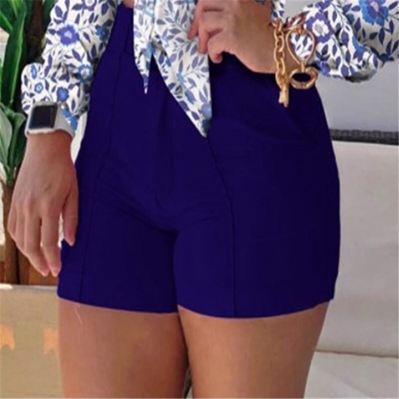 Sixsr Shorts Sets Women's Summer Suit High Waist Shorts LongSleev Shirts Two Piece Set Printed Leisure Sets Womens Outfits Shorts Set