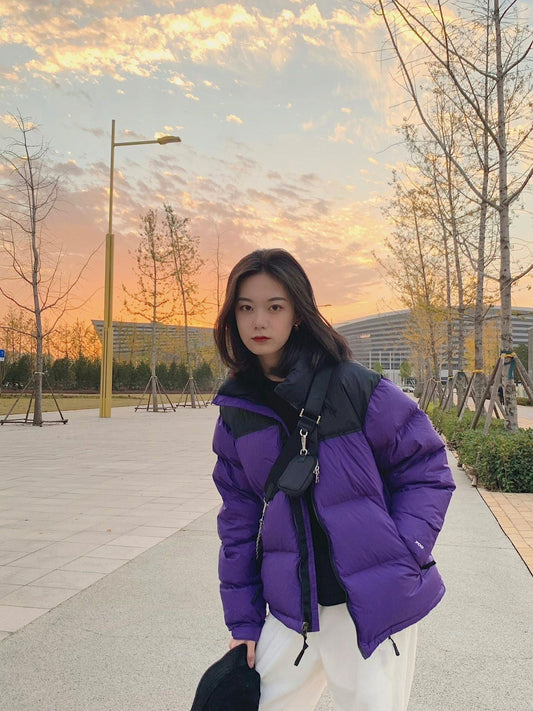 Sixsr winter new couple outfit down jacket men's and women's trendy version of men's white duck down down jacket