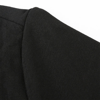Sixsr Women Winter Dress Women New Arrivals Sexy Long Sleeve Lace Split Black White Solid Party Dresses Vestidos