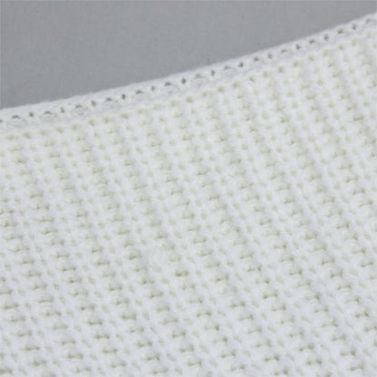 Sixsr The hottest ladies casual off-shoulder lantern sleeve knitted sweater dress