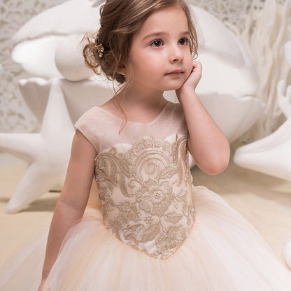 sixsr Teen Girls Dresses for Party Wedding Ball Gown Princess Bridesmaid Costume Dresses for Kids Clothes Girl Children's Dresses