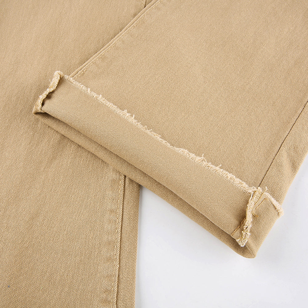 Sixsr Women's jeans woman high waist Flared Jeans Khaki Black Brown Pants Women's pants for women clothing trouser Jean women trousers