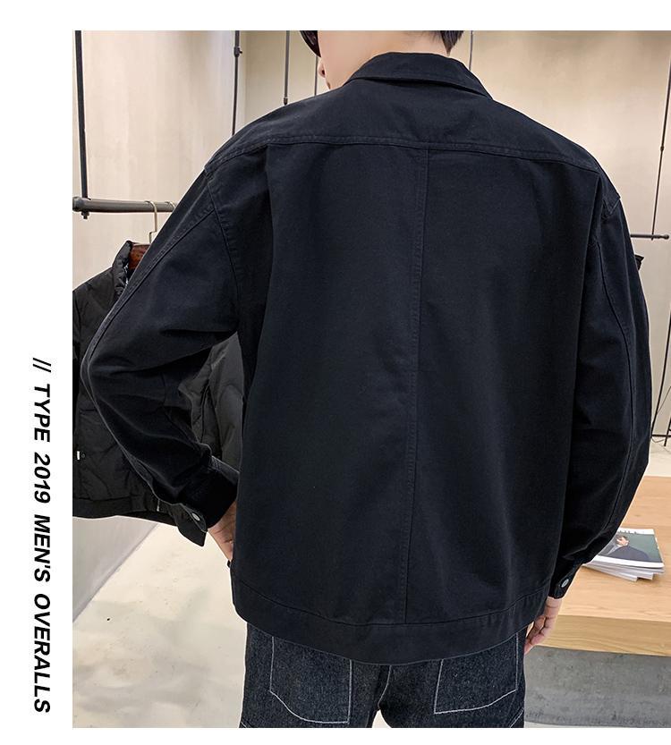 Men's Bomber Jacket Casual Clothes Korean Fashion Safari Style Jacket Multi-pocket 2024 New Men's Autumn Clothes Oversized Coat