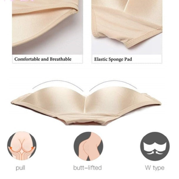 Fake Ass Seamless Women Body Shaper Slimming Panties Shapewear Hip Enhancer Booty Pad Push Up Butt Lifter Pant Underwear