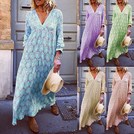 V Neck Pink Women Dresses Holiday Holiday Floral Dresses