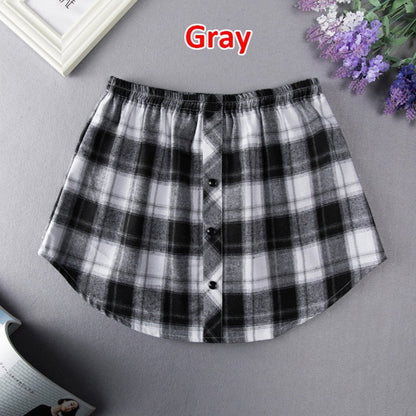 Sixsr Spring Outfits New Style Womens Fake Shirts Hem Underskirts Elastic High Waist Split Half Slips Skirts Hoodies Sweaters Extender Hemline