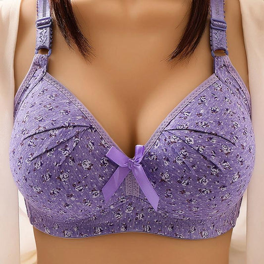 sixsr Plus Size Bra for Women Underwear Wire Free Comfort Push Up Bras Female Sexy Lingerie Soft Thin Breathable Black Red Bralette
