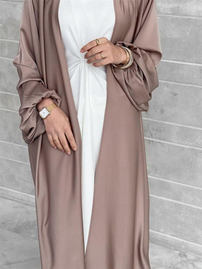 sixsr  Summer Puff Sleeve Muslim  Abaya Women Dress Elegant Modest Morocco Party Long Dress Islamic Turkey Dubai Eid Ramadan Jubah Robe