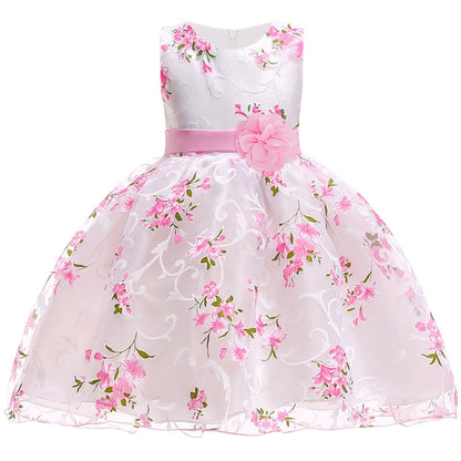 sixsr Teen Girls Dresses for Party Wedding Ball Gown Princess Bridesmaid Costume Dresses for Kids Clothes Girl Children's Dresses