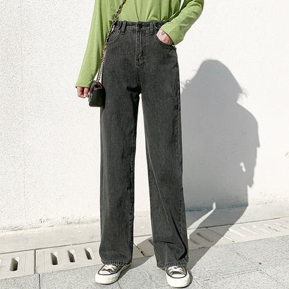 Sixsr Woman Jeans High Waist Clothes Wide Leg Denim Clothing Blue Streetwear Vintage Quality Fashion Harajuku Straight Pants