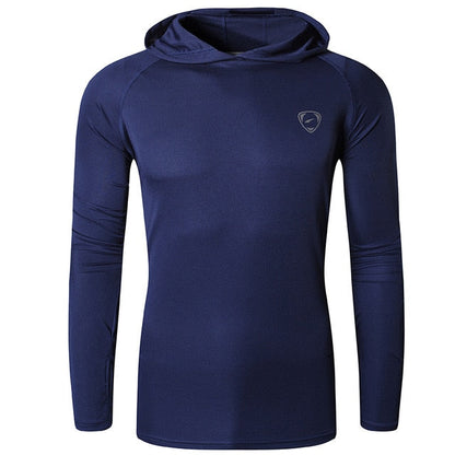 Jeansian Men's UPF 50+ UV Sun Protection Outdoor Long Sleeve Tee Shirt Tshirt T-Shirt Beach Summer LA271 LightGray