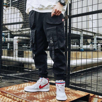 Men New Spring Hip Hop Pants Club Singer Stage Costume Trousers Ribbons Streetwear Joggers Sweatpants Hombre
