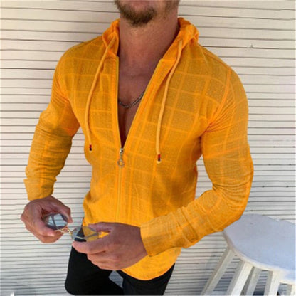 Men's shirt Camisa Summer long sleeve Cotton And Linen Male Blouse Top New Style Comfortable Men Beggar Shirt