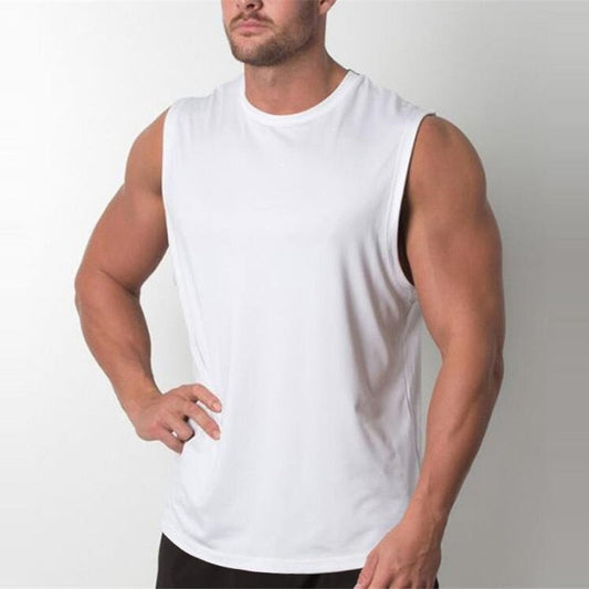 Brand New Plain Tank Top Men Bodybuilding singlet Gyms Stringer Sleeveless Shirt Blank Fitness Clothing Sportwear Muscle Vest