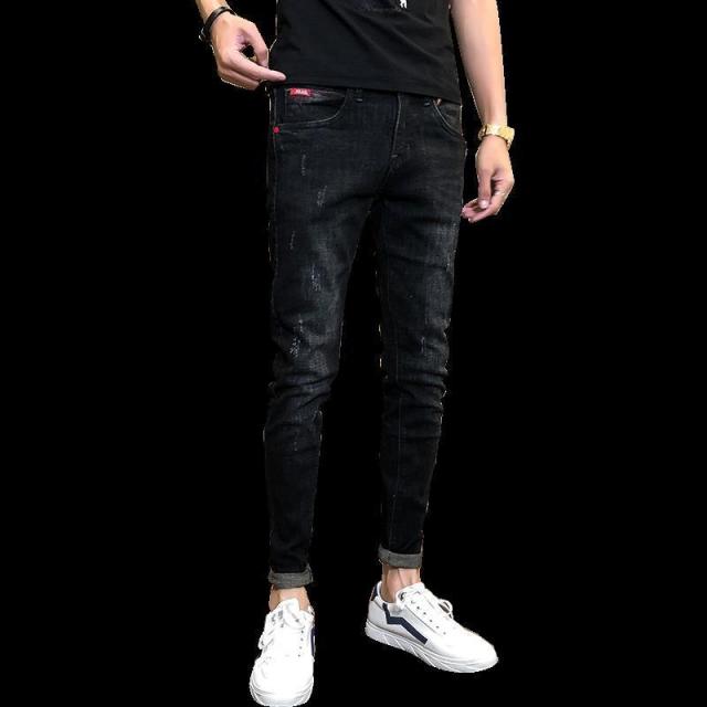 Bridgewater Skinny Jeans Men's Spring New Brand Ankle-Length Pants Tight Pants Casual Men's All-Match Fashion Oversize