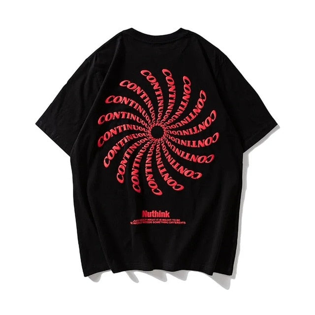 GTDOM Cotton Couples Streetwear T-shirt Men Punk Letter Print Half Sleeve harajuku Hip Hop Oversize Gothic Cool Vintage Top