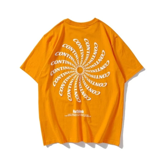 GTDOM Cotton Couples Streetwear T-shirt Men Punk Letter Print Half Sleeve harajuku Hip Hop Oversize Gothic Cool Vintage Top