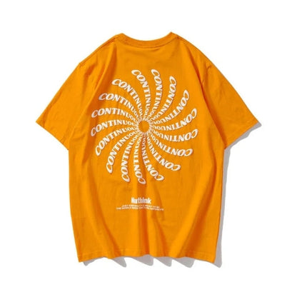 GTDOM Cotton Couples Streetwear T-shirt Men Punk Letter Print Half Sleeve harajuku Hip Hop Oversize Gothic Cool Vintage Top
