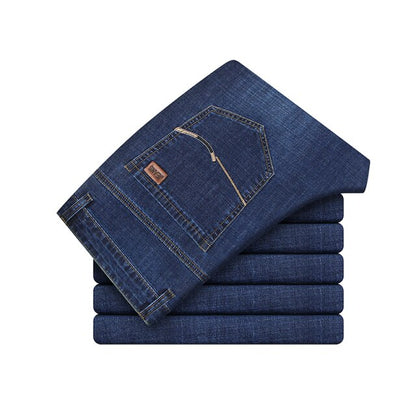 New Jeans Men's Stretch Jeans Classic Style Fashion Casual Business Cotton High Quality Fashion Jeans Men's Slim Pants Size28-40