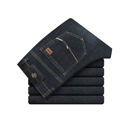New Jeans Men's Stretch Jeans Classic Style Fashion Casual Business Cotton High Quality Fashion Jeans Men's Slim Pants Size28-40