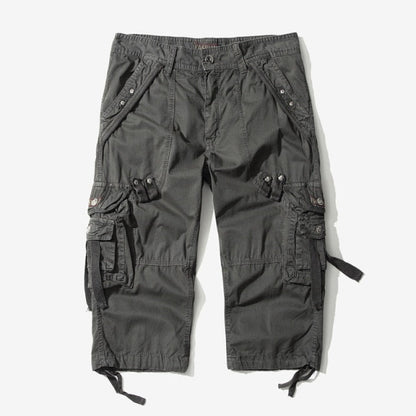Casual Shorts Men Summer Camouflage Cotton Cargo Shorts Men Camo Short Pants Homme Without Belt  Calf-Length Pants