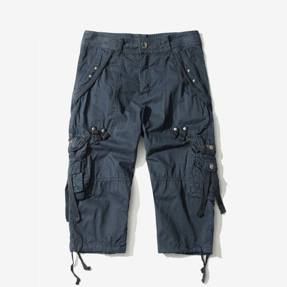 Casual Shorts Men Summer Camouflage Cotton Cargo Shorts Men Camo Short Pants Homme Without Belt  Calf-Length Pants