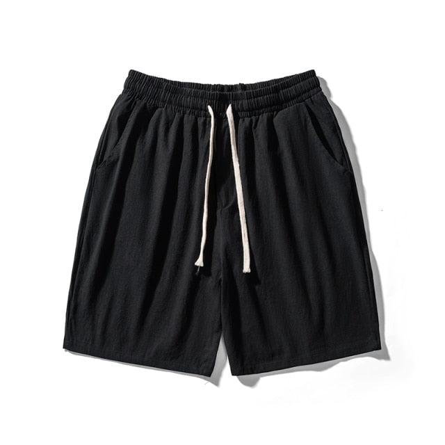 Privathinker Cotton Line Shorts Men Classic Basic Shorts 2024 Summer Thin Fabric Cool Shorts Casual Shorts Pants Men's Clothing