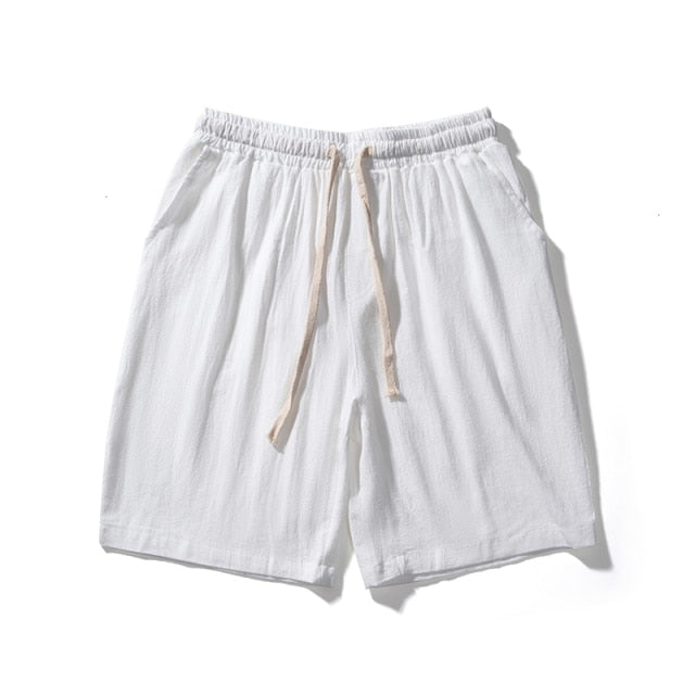 Privathinker Cotton Line Shorts Men Classic Basic Shorts 2024 Summer Thin Fabric Cool Shorts Casual Shorts Pants Men's Clothing