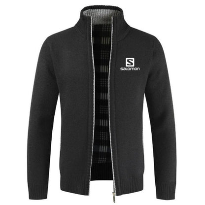 S  Sweater Coat Men 2024 Spring Autumn Faux Fur Wool Warm Wool Liner Zipper Fleece Coats