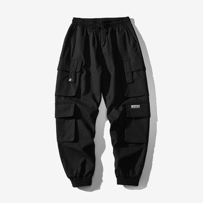 Streetwear Black Mens Harem Joggers Pants Men Cargo Pants 2024 Hip Hop Casual Pockets Sweatpants Male Oversized Fashion Trousers