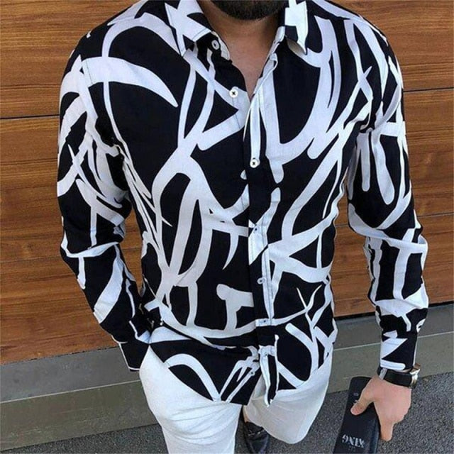 New Luxury Gold Blue Shirt Men Slim Fit Long Sleeve Red Chemise Homme Social Men Club Prom Shirt M-3XL