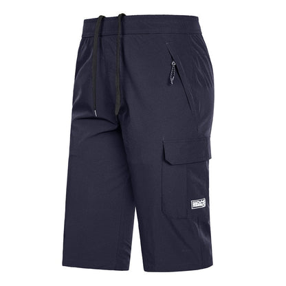 Mens Summer Shorts 2024 Large Size 5xl 6XL 7XL 8XL Quick Dry Breeches Bermuda Male Elastic Stretch Zipper Pocket Long Short Men