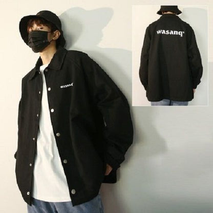 Men's Bomber Jacket Casual Clothes Korean Fashion Safari Style Jacket Multi-pocket 2024 New Men's Autumn Clothes Oversized Coat
