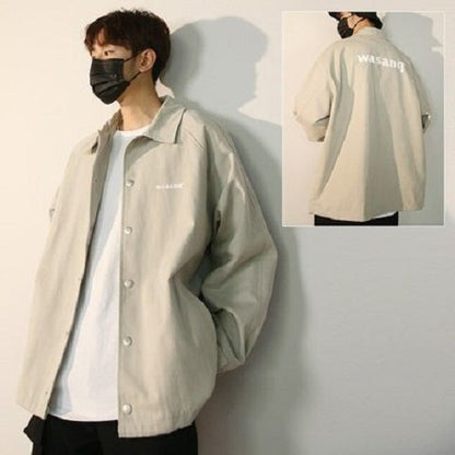 Men's Bomber Jacket Casual Clothes Korean Fashion Safari Style Jacket Multi-pocket 2024 New Men's Autumn Clothes Oversized Coat