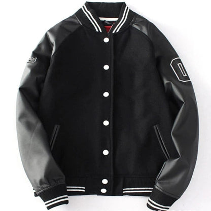 Hip Hop Baseball Jacket Men Women Letter Embroidery Jacket Streetwear 2024Sixsr Fashion Oversize Windbreaker Couples Spring Autumn
