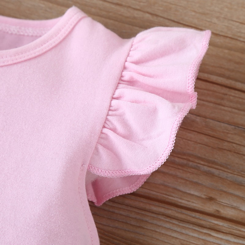 Sixsr New Summer Baby Girls Tutu Dress Children Party Little Girl Kids Clothes Flying Sleeve Princess Rainbow Patchwork Outfits Dress